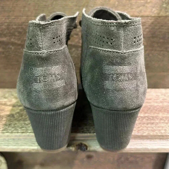 TOMS Women’s wedge ankle bootie size 8.5 - Picture 2 of 10